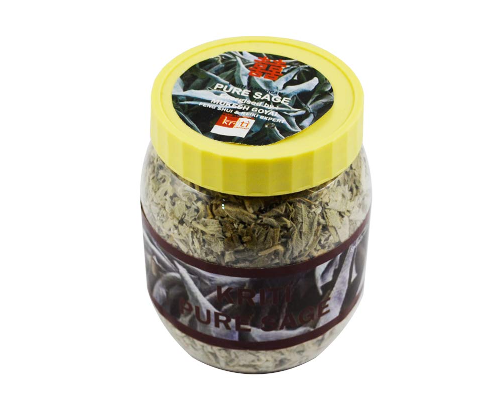 Kriti Creations  Pure Sage Leaves Removes Negativity,140 Grams