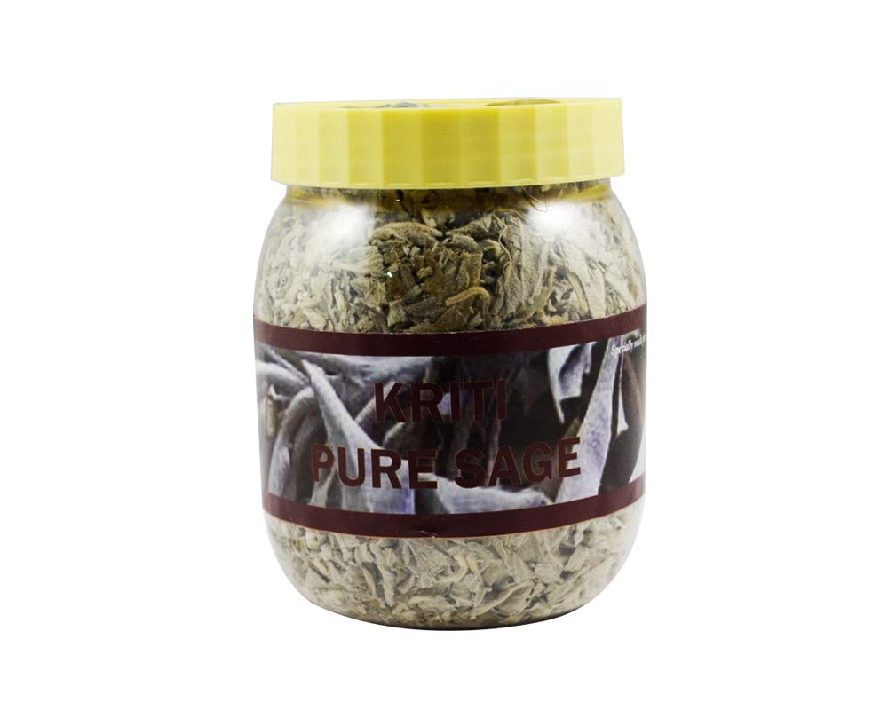 Kriti Creations  Pure Sage Leaves Removes Negativity,140 Grams