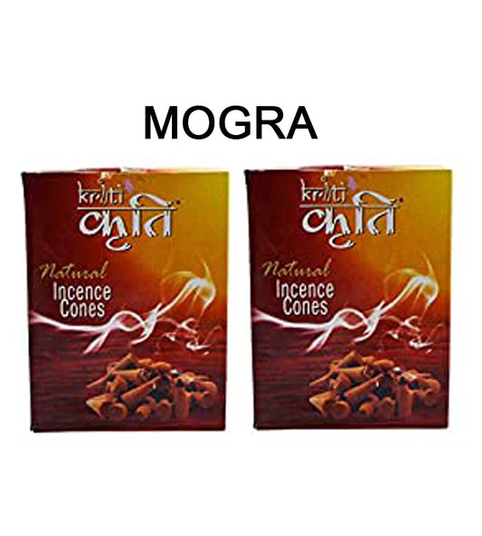 Kriti Natural Incence Cone Small (Mogra) Pack of 2